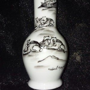 Rare Robert Mayokok bud vase